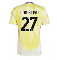 Maglia Calcio Juventus Andrea Cambiaso #27 Seconda Divisa 2024-25 Manica Corta